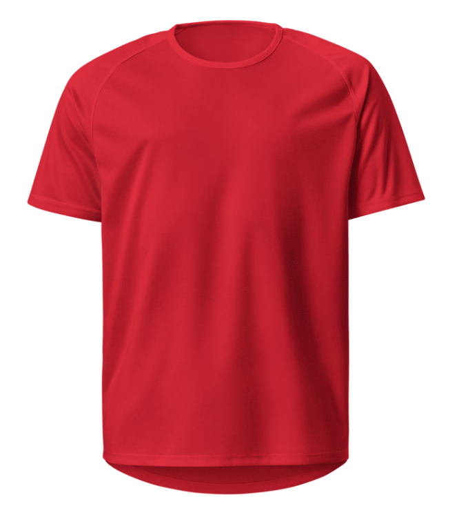 Fußball-Trikot Vorderseite in Rot