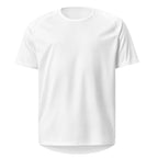 Weißes Vereins­trikot als Freisteller von vorn, einfarbig ohne Druck oder Badge, sportlicher Schnitt.